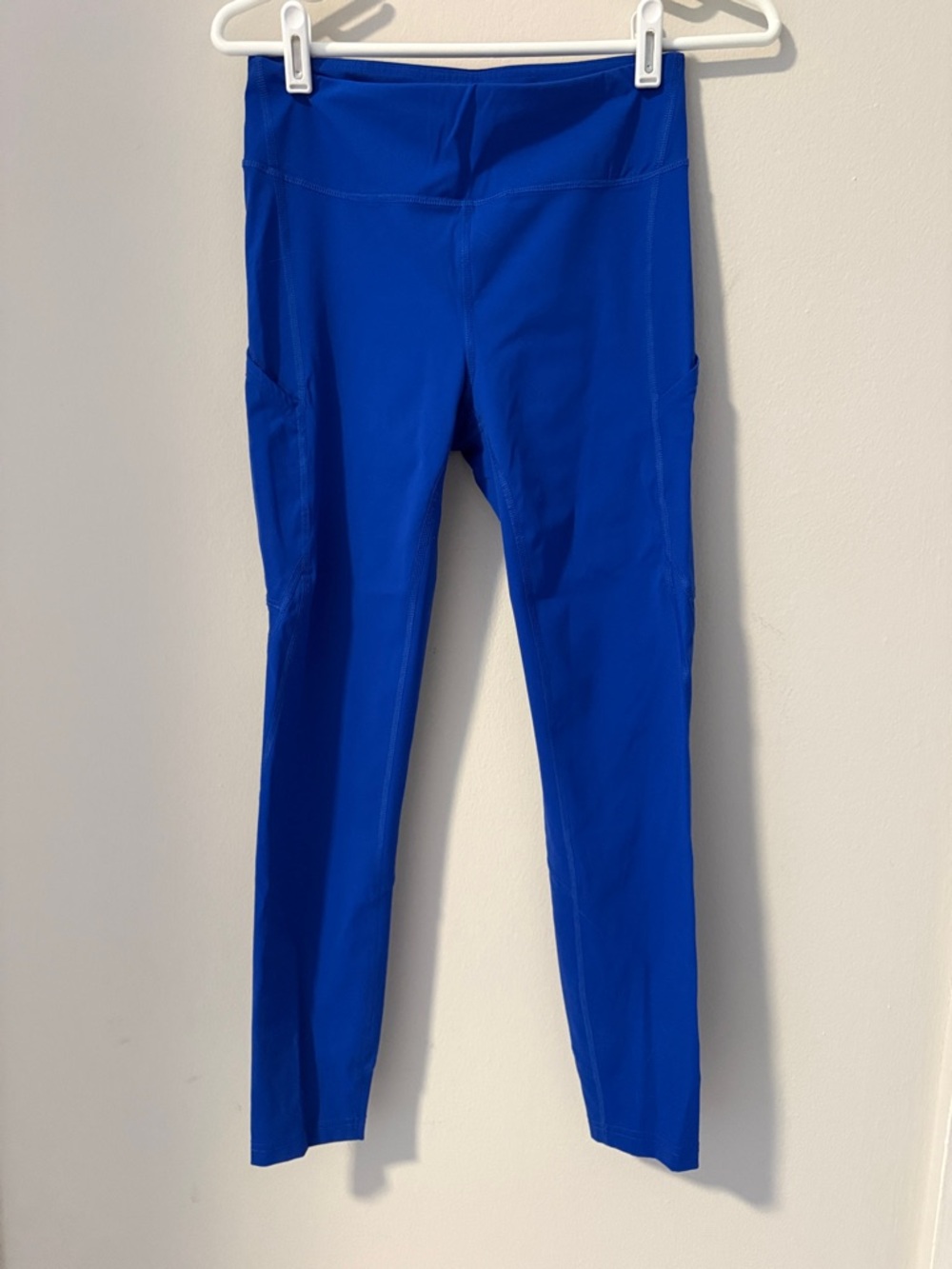 Outdoor Voices SuperForm 7/8 Cobalt Blue Side-Pocket Leggings